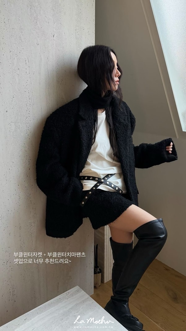 羔羊毛56%夾棉西裝外套